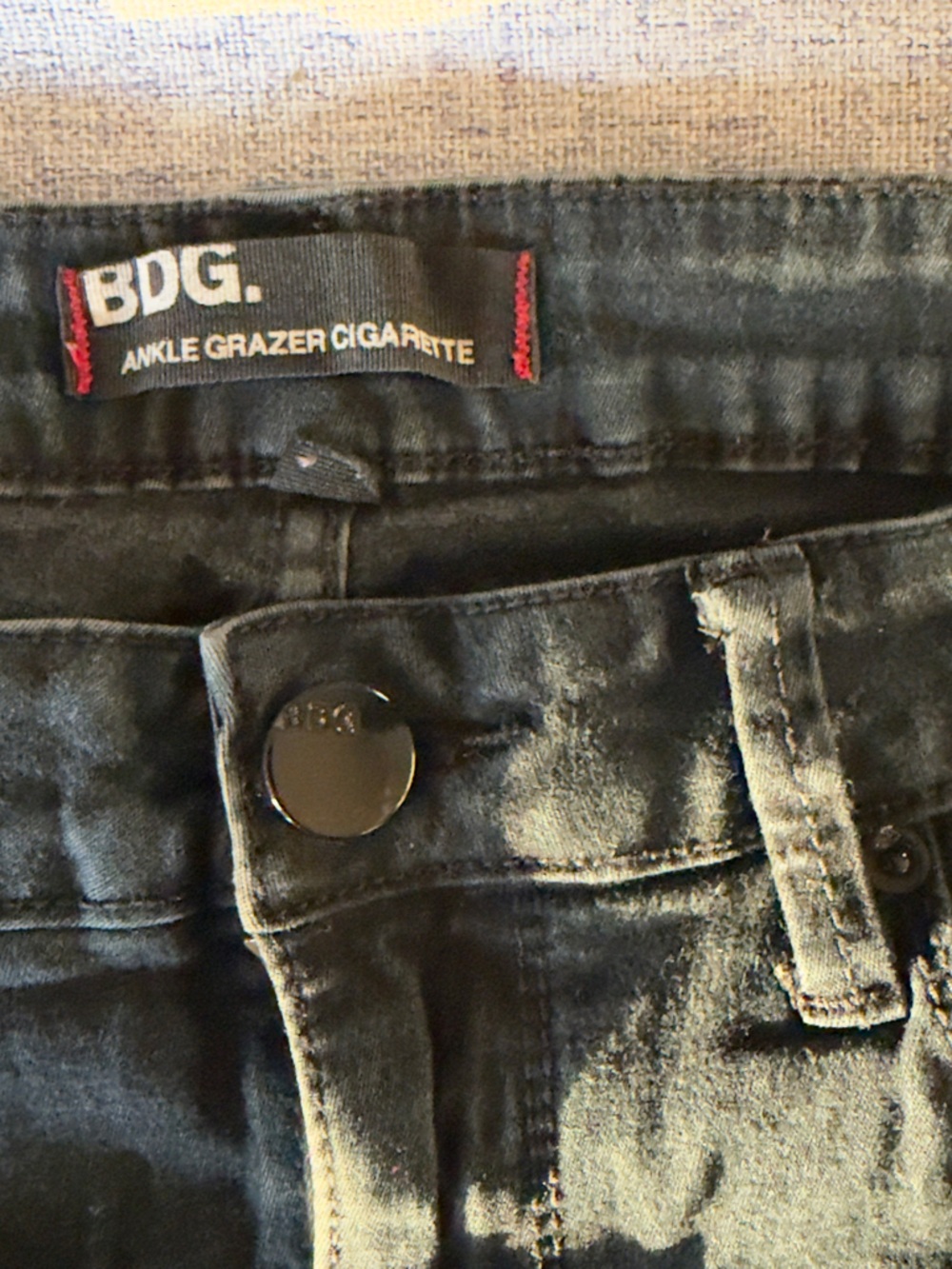 BDG Black High-Rise Skinny Jeans